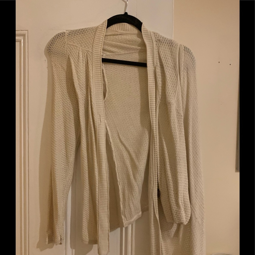 Cream cardigan